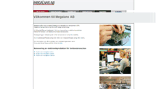 Desktop Screenshot of megalans.se
